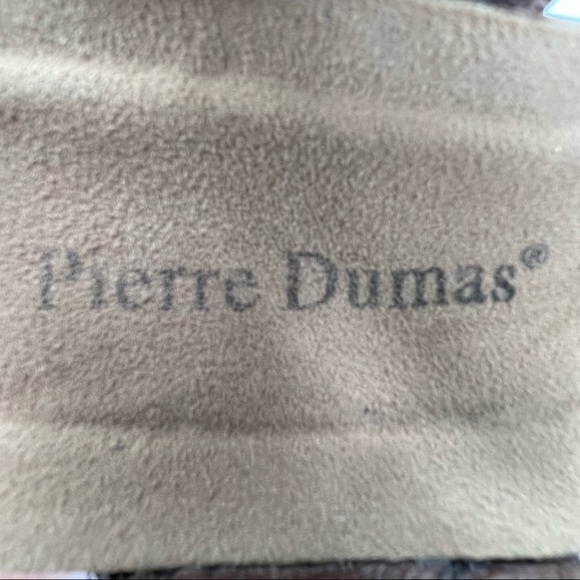 Pierre Dumas Hester Brown Platform Wedge Sandals Size 6 1/2 Women’s - Picture 2 of 9